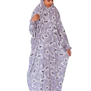 Printed Namaz Chadar  Light Grey