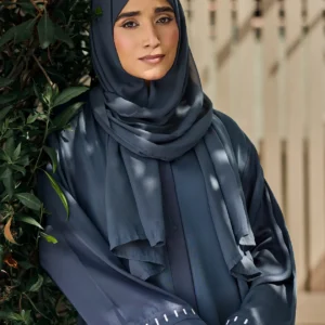 Grey Batek Abaya