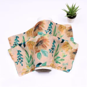 Tehsina lawn Hijab-Cream