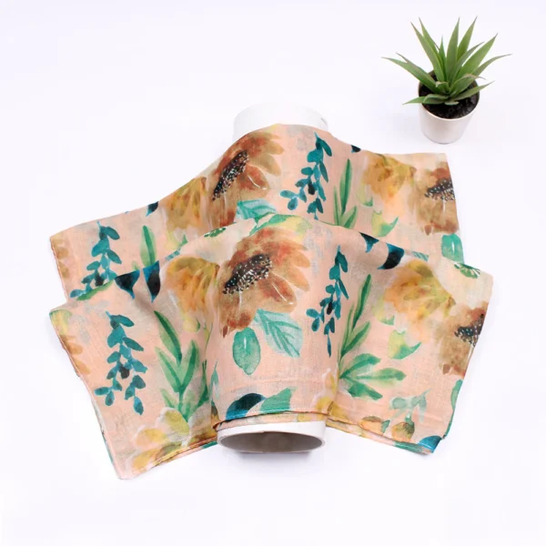 Tehsina lawn Hijab-Cream