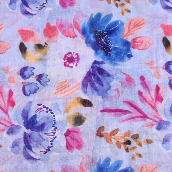 Tehsina Lawn Hijab-Dark Blue - Image 2